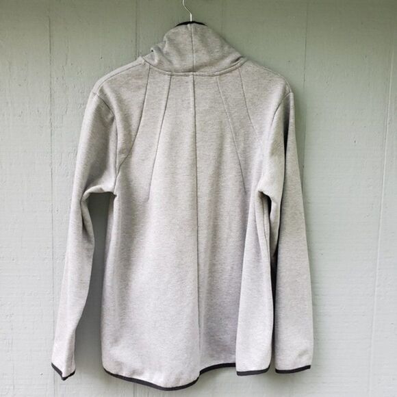 Champion Victory Fleece Grey Funnel Neck Top Sweater with Zip Pockets - Picture 2 of 8